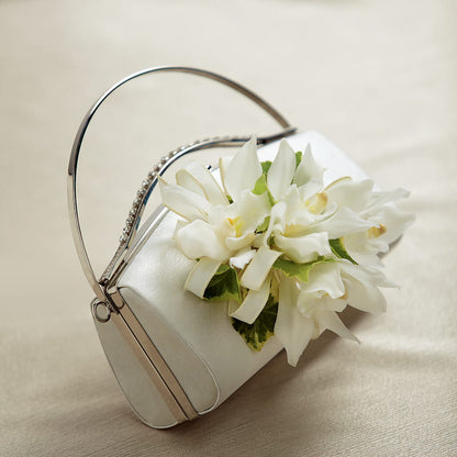 White Purse Decor – LETITTE'S FLOWERS & GIFTS, Beaumont TX