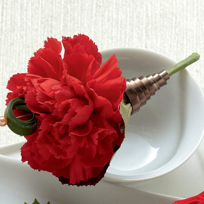 Red Carnation Boutonniere – LETITTE'S FLOWERS & GIFTS, Beaumont TX